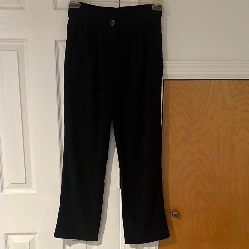 HALARA Black Dress Pants Straight-Leg Classic
